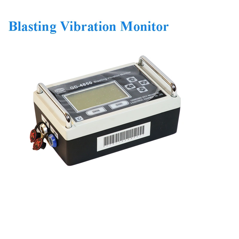 El chorreo digital monitor de vibración y el Medidor de vibraciones de voladura