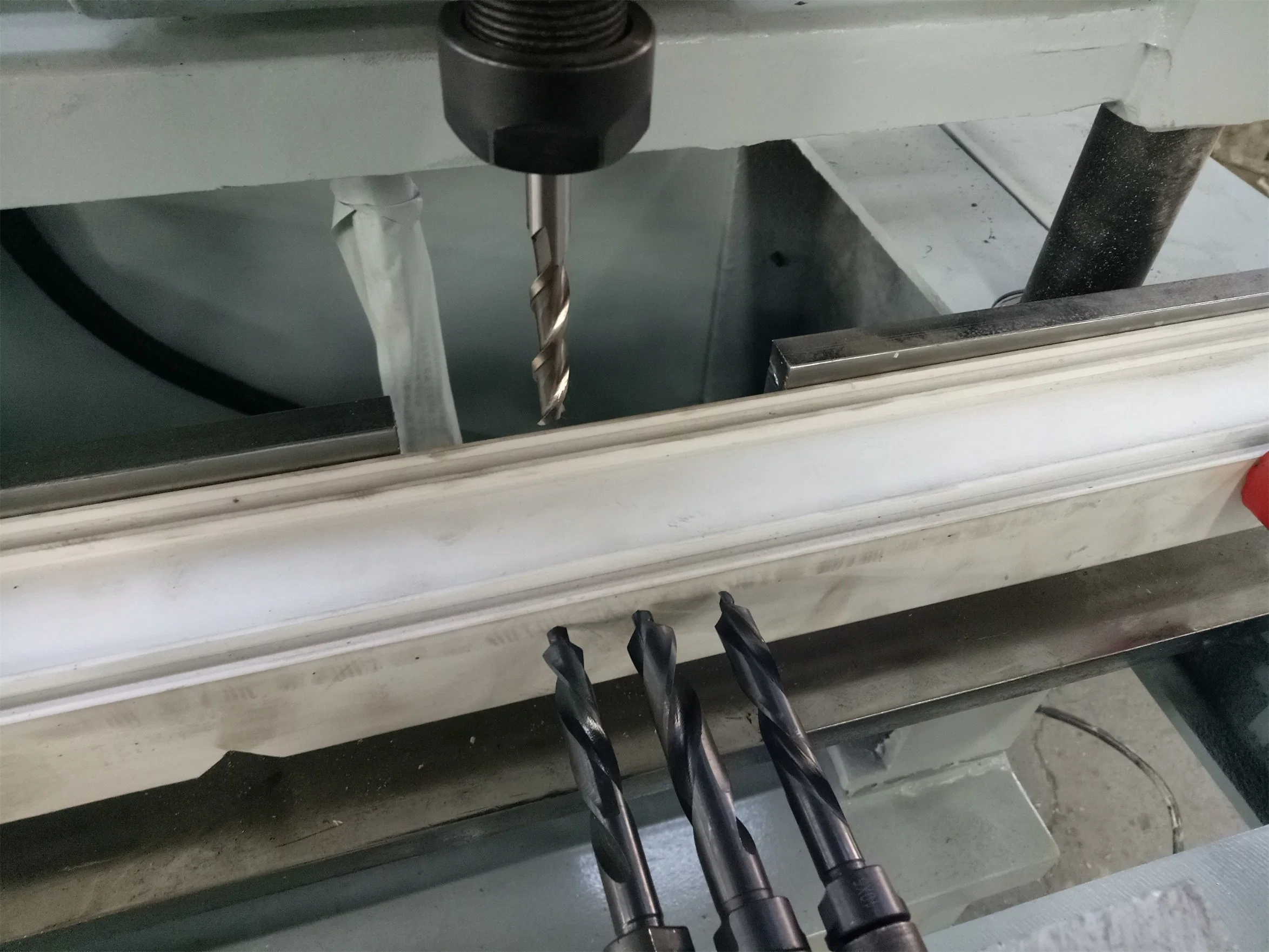 Copy Router with Triple & Water Slot Drilling for PVC Profiles