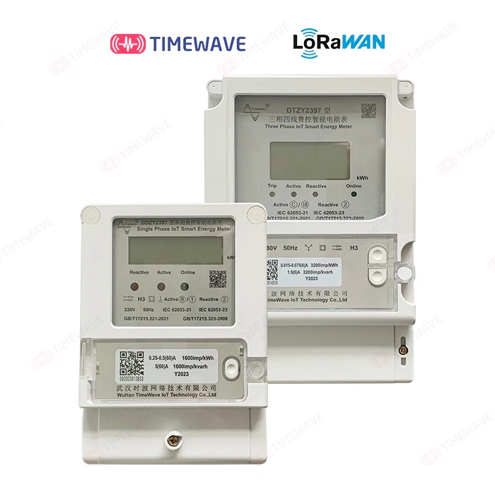 Medidor de energía inteligente monofásico con control remoto y solución AMI/AMR.