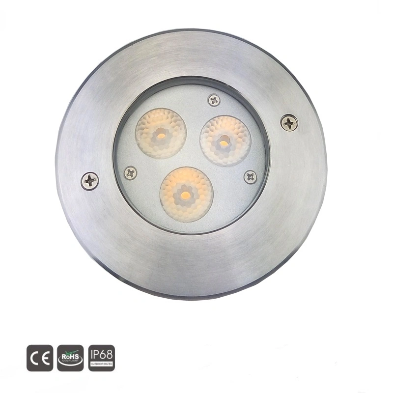 3X3w 12/24V IP68 an der Wand befestigtes LED Unterwasserlicht