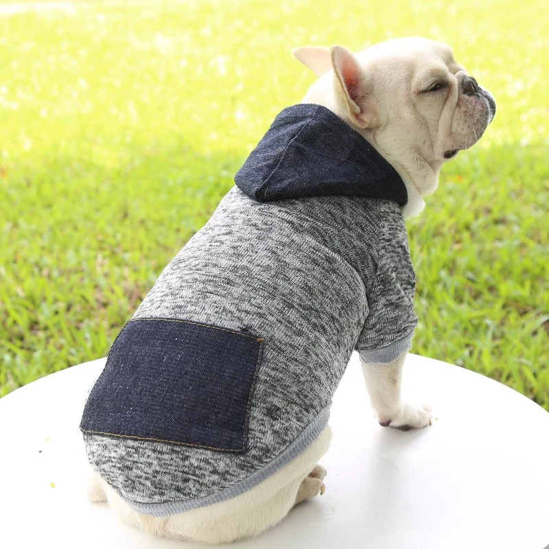 Mode PET hiver sweat à capuche vêtements chien polaire gilet chien Fournitures pour animaux de compagnie