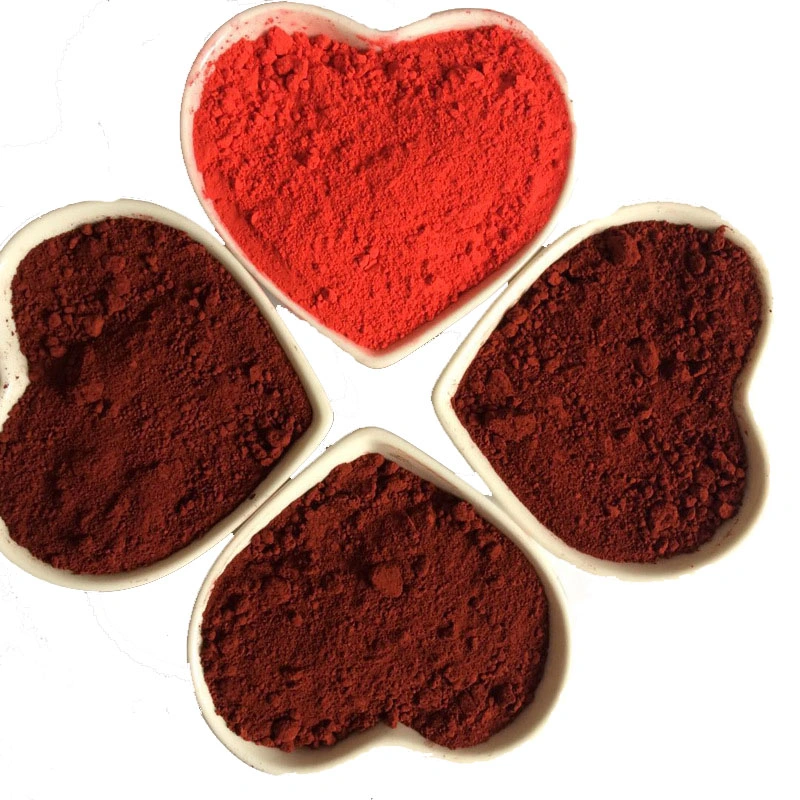 China Manufacturers Cement Pigment Red Iron Oxide Yellow Brown Black