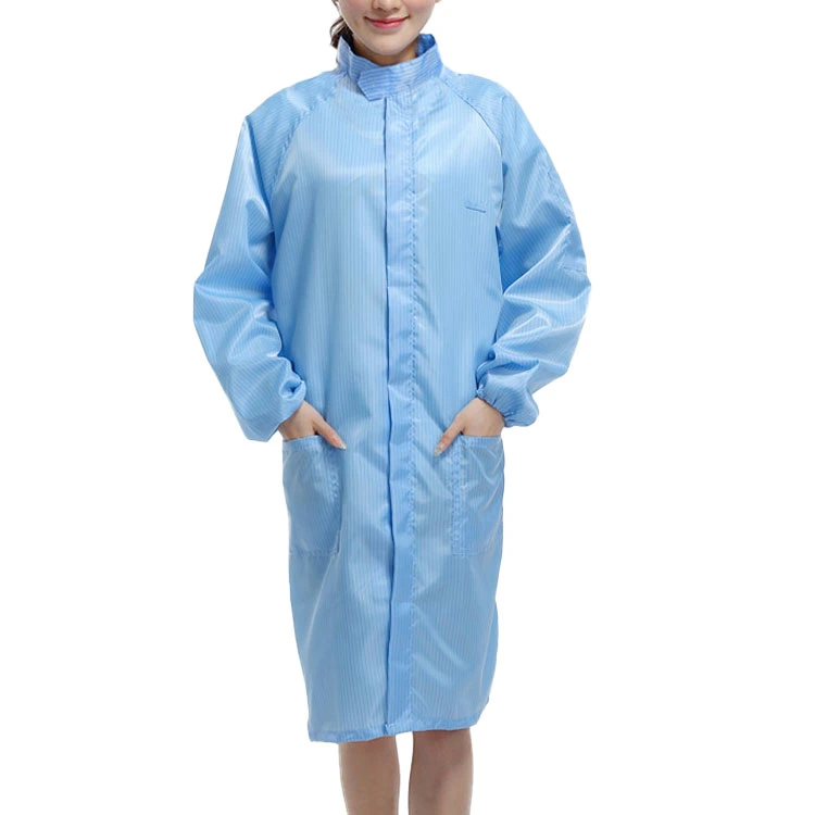 High quality/High cost performance  ESD Lab Coat Dust Free Garments Cleanroom Anti-Static Work Clothes
