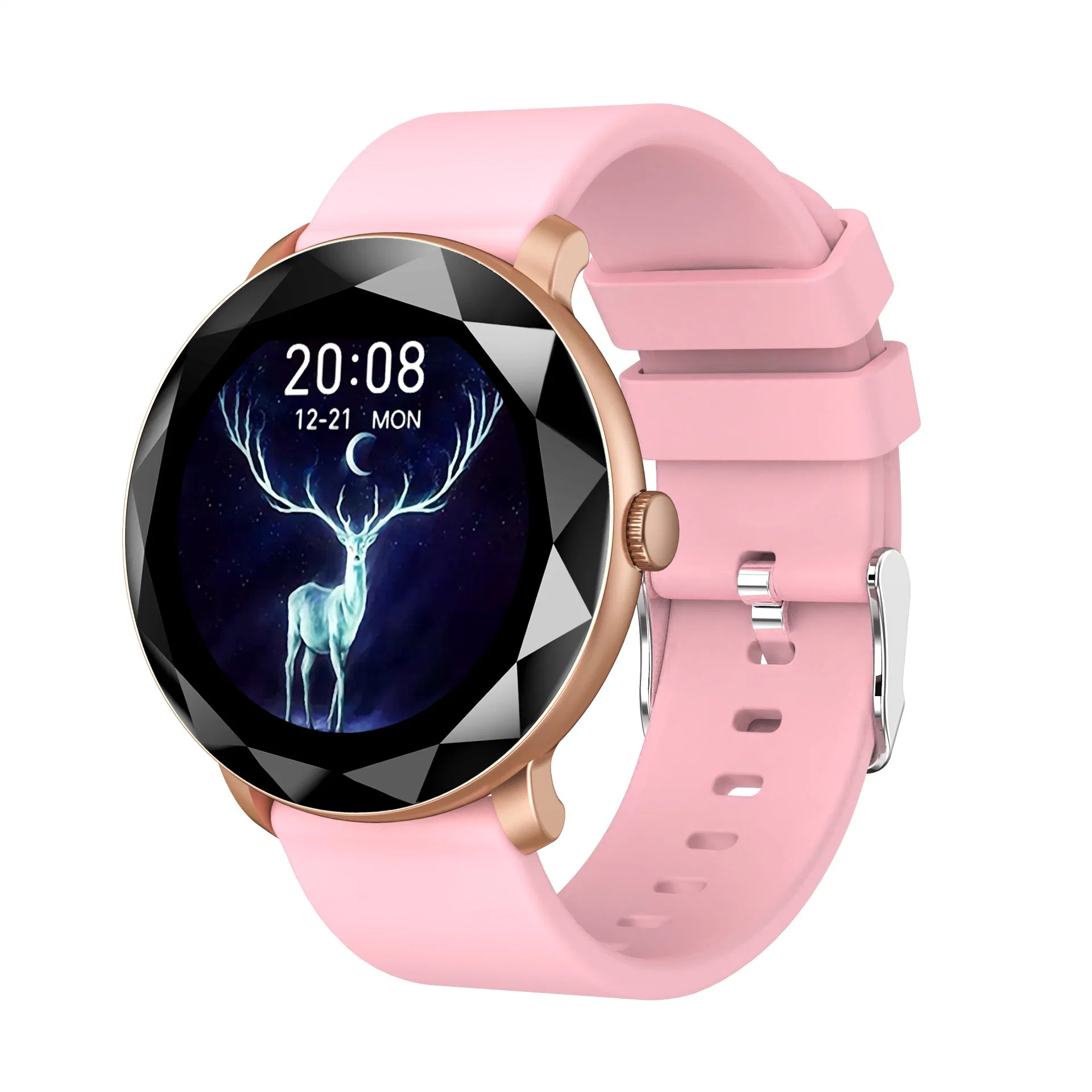 Silicon Strap Touch Screen Smart Bracelet Ladies Intelligent Fitness Tracker Menstrual Reminder Smartwatch