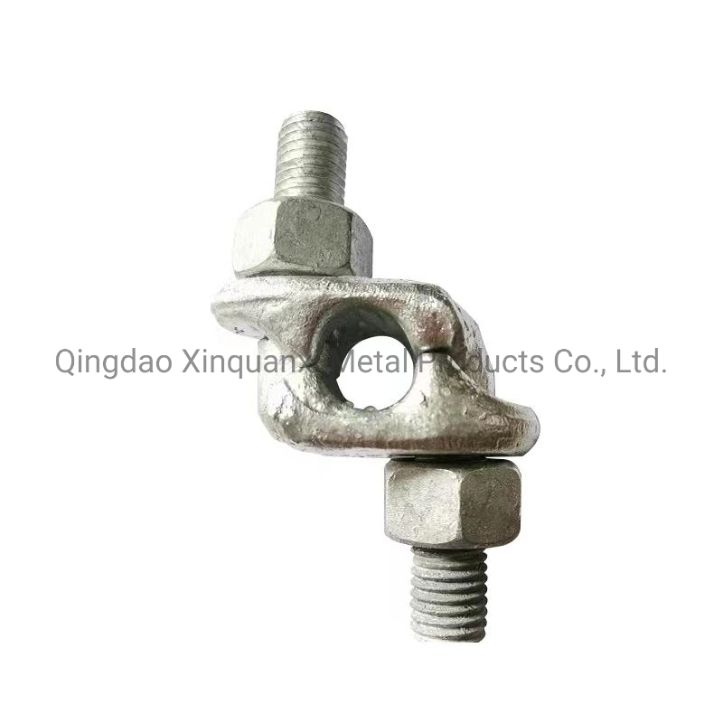 Forged Us Type Fist Grip Clip Hot DIP Galvanized Wire Rope Clip Type B Malleable Zinc Plated