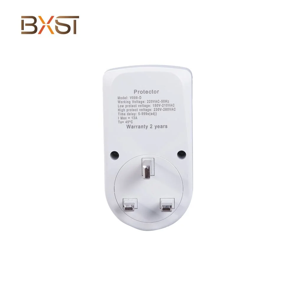 Bxst V098-UK-D Voltage Surge Protector 220V, Fridge Guard TV Guard