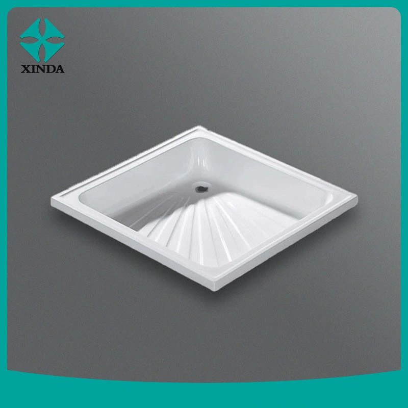 Factory Supplying Stainless Enameled Portable Enameled Steel Pentagon Shower Tray