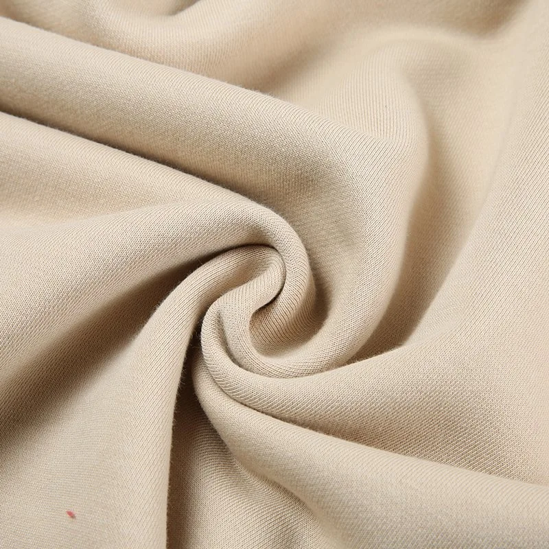 New Fashion Design Thick Polyester Cotton Fleece Fabric