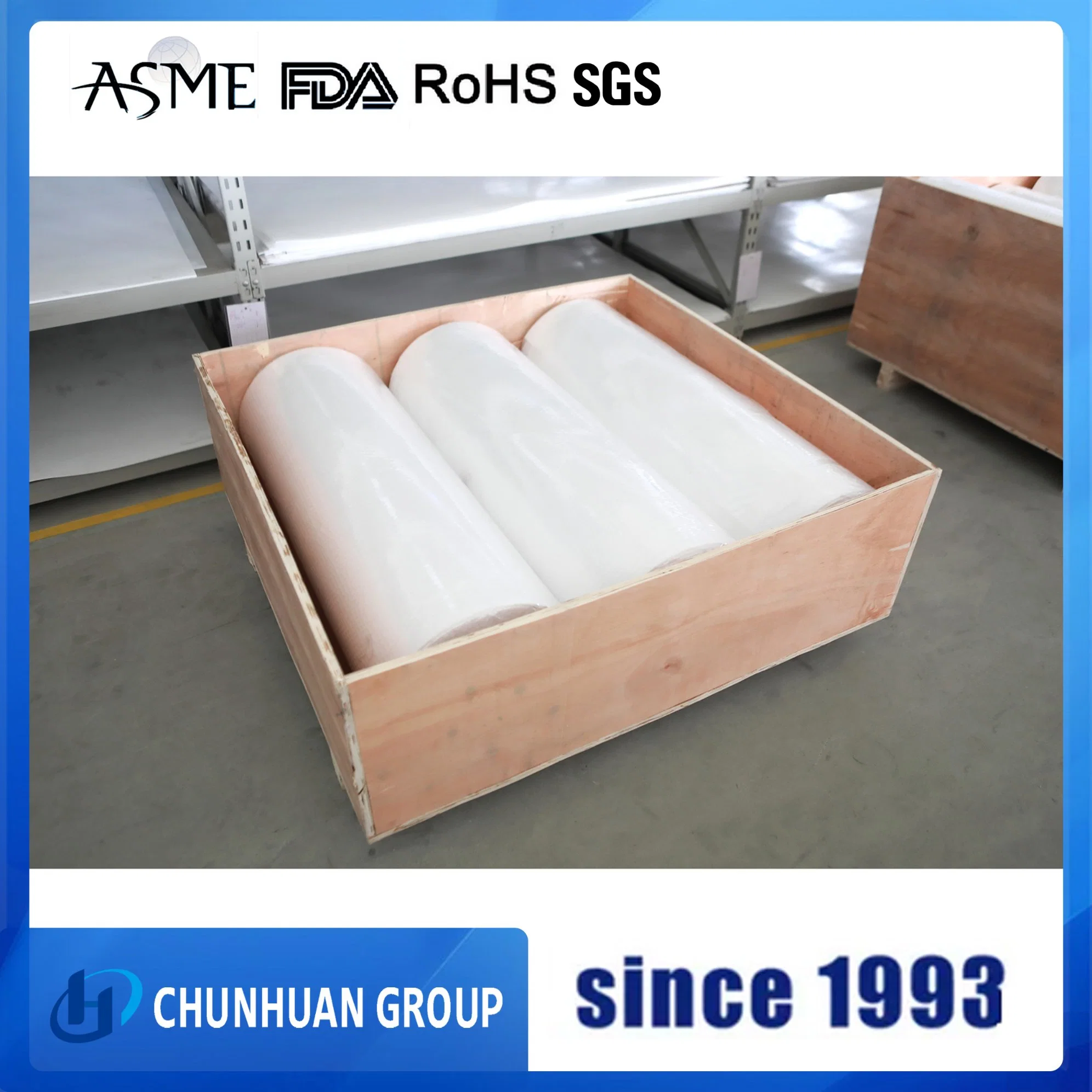 Roll Packing Graphite Carbon Filled PTFE Plastic Skived Sheet 4mm Thick