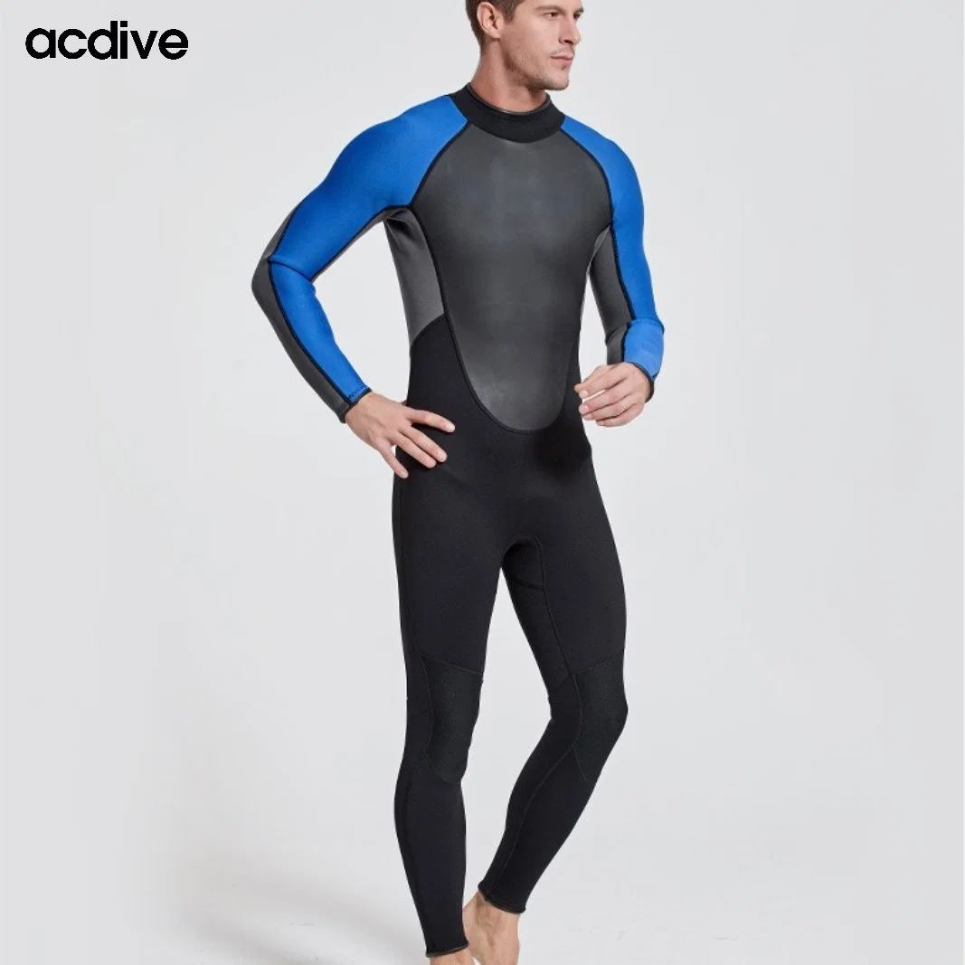 in Stock Fast Shipping Men Full 3mm Shark Skin Stretchy Neoprene Scuba Snorkeling Surfing Free Diving Wetsuit