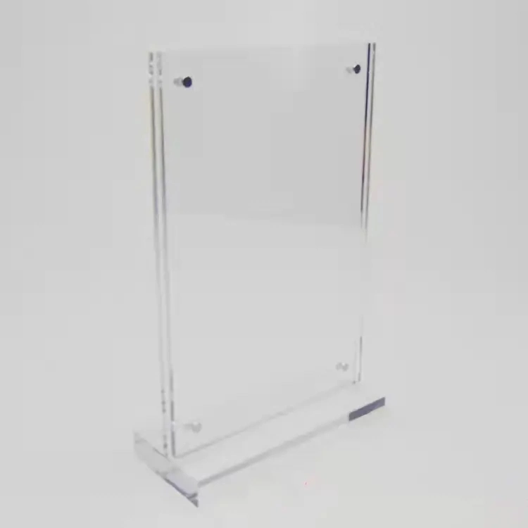 Custom Character Display Stand Sign Holder T Shape Vertical Model Acrylic Stand