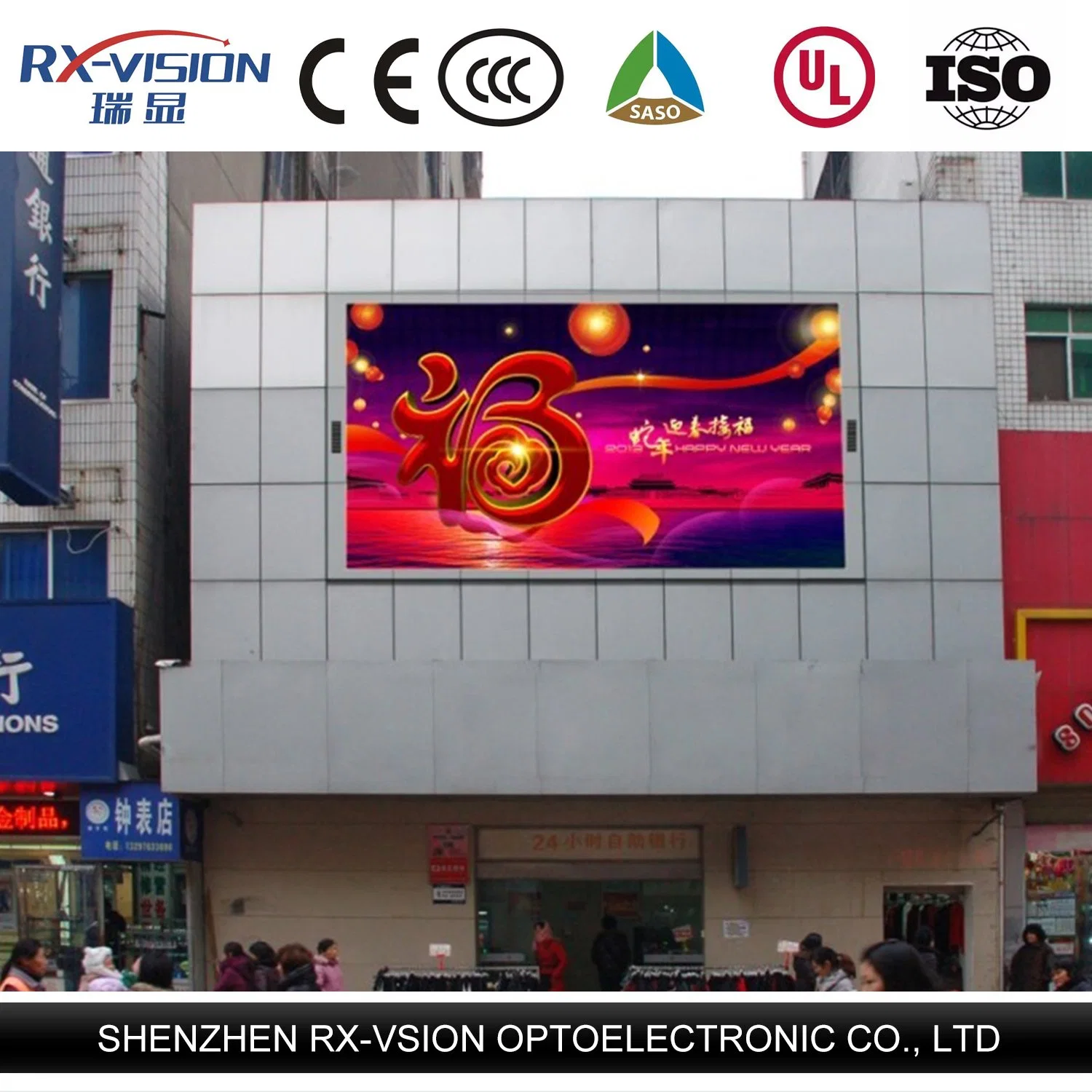Full Color P10 P8 P16 Outdoor LED Display Big TV Advertising Screen