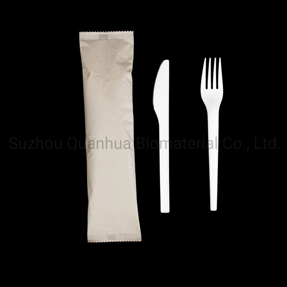 Hotel Eating Place Cafe Hot Selling Compostable Fork Biodegradable Fork Disposable Cutlery