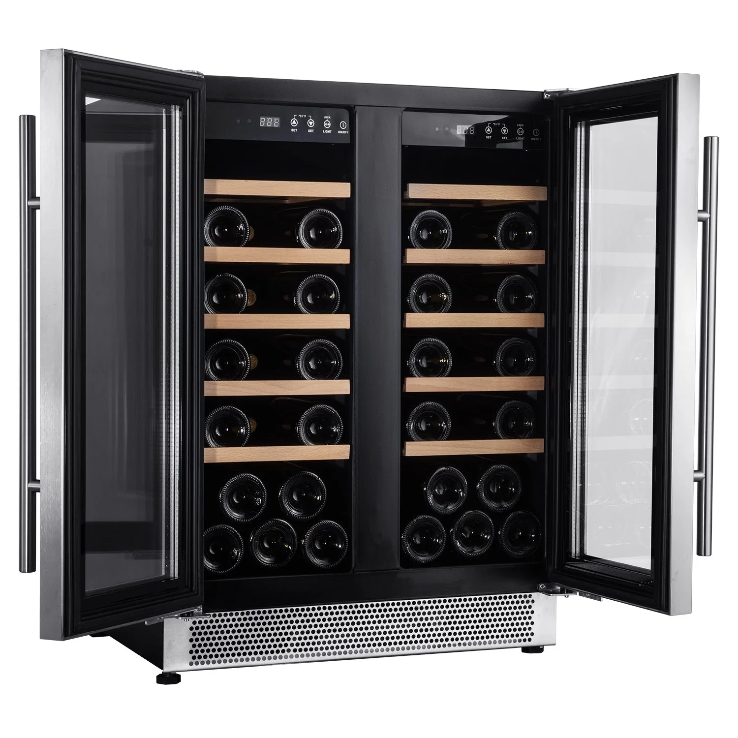 Ce 40 Bottles Wine Cooler with Side by Side Wine Cooler