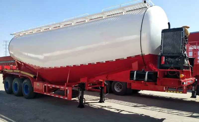 3 Axle Bulk Cement Transportation 45 Cbm Uzbekistan Market