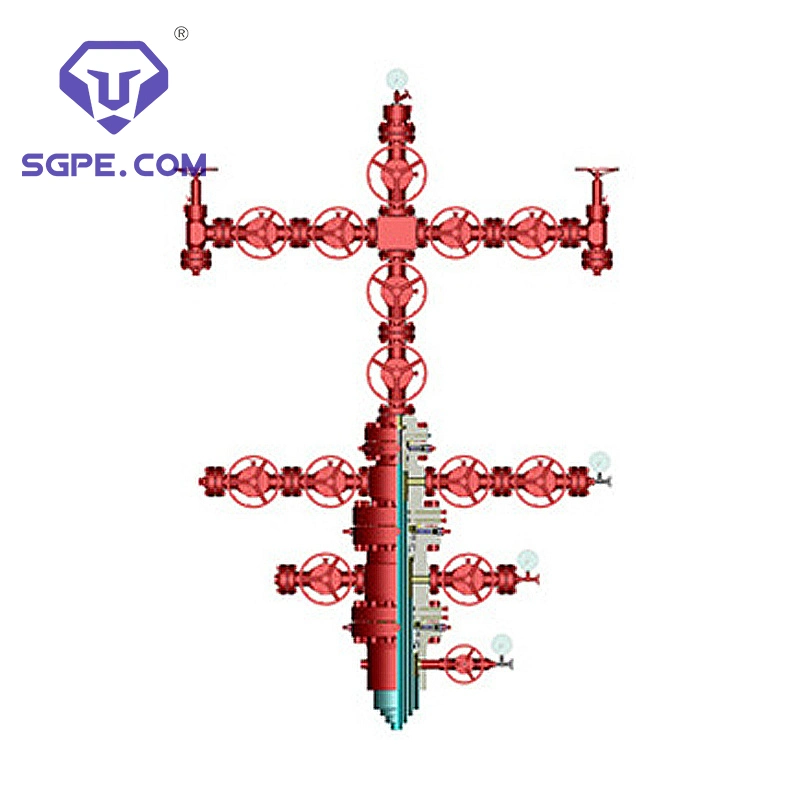 Óleo de teste de poço Árvore de Natal / wellhead Árvore de Natal / Árvore X para perfuração de óleo para a indústria de petróleo