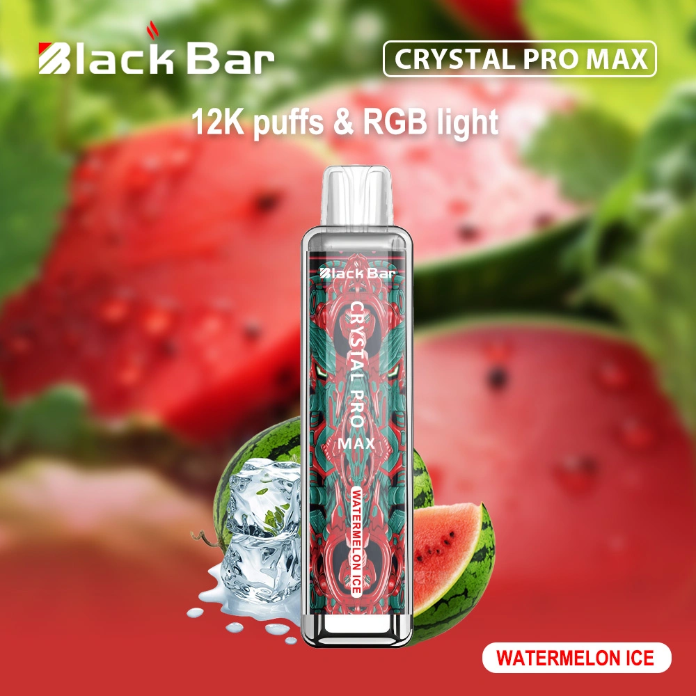 Original Crystal PRO Max 4000 0% 2% 5% Nicotine Rechargeable 12000 Puffs RGB Light Wholesale/Supplier I Vape