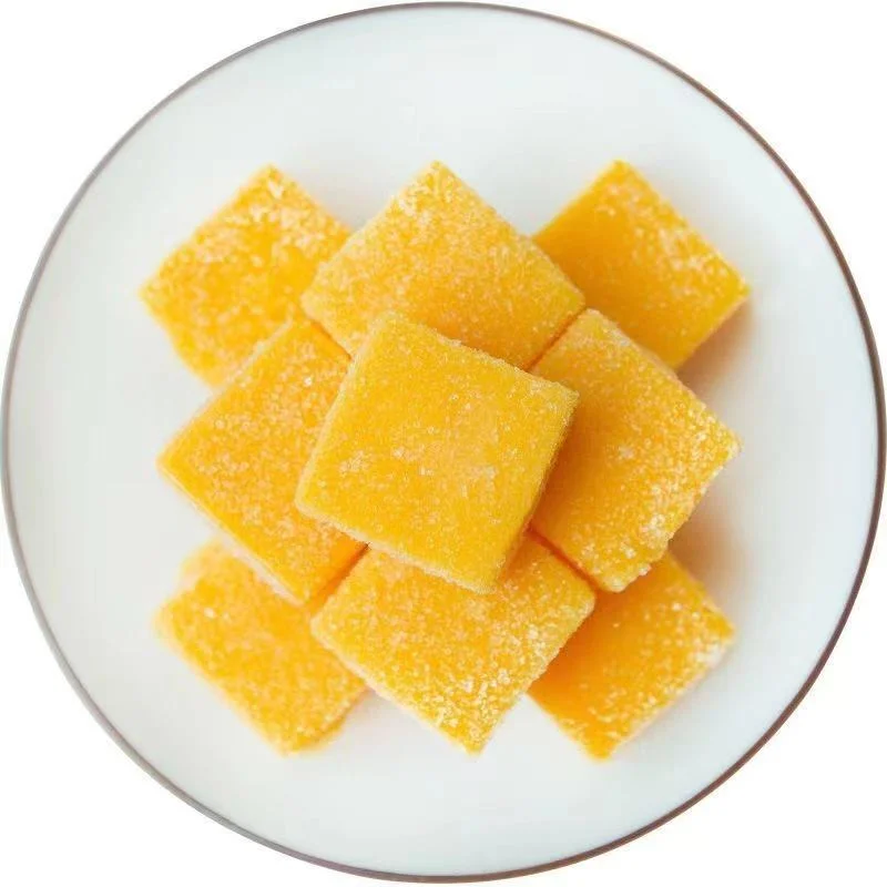 Wholesale/Supplier Cheap Price Cube Shape Mango Soft Candy