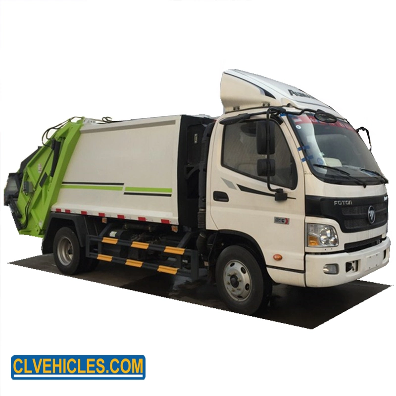 Foton Aumark 4X2 5000L Garbgae compactador de residuos de compresión de la carretilla elevadora