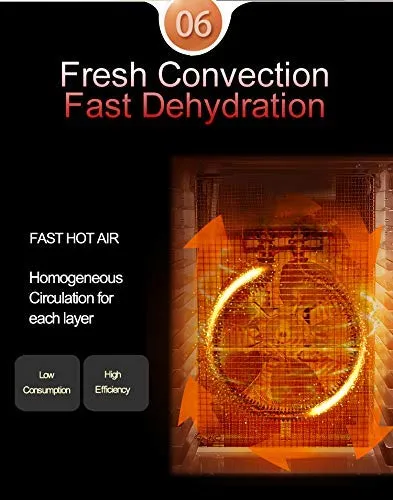 Digital Control 10 Trays Sweet Food and Fruit Dehydrator Machine