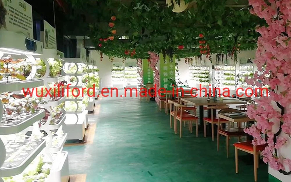 Vertical Farming Hydroponics Growing System with LED Grow Light