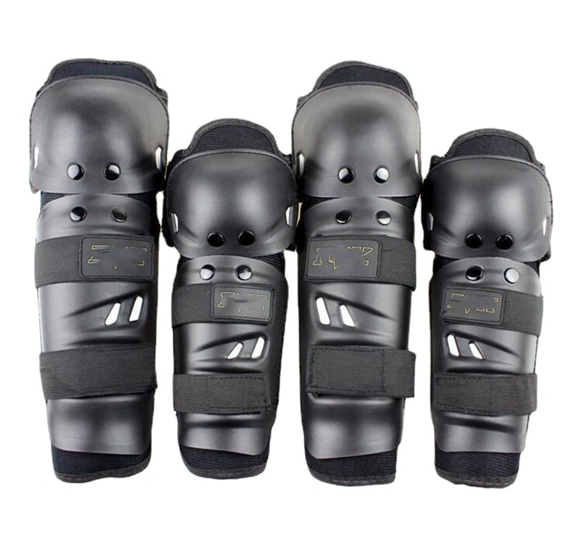 Elbow Pad Kneepad Protective and Foot Bike Safety Guards 4 Sets Comfortable Brace Support Motorcycle Knee Pads