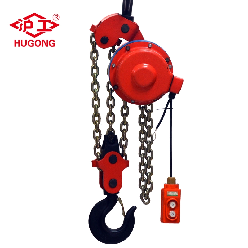 Widely Used Electric Chain Hoist Ce Approved 380V 3pH 1 Ton Monorail Trolley Type