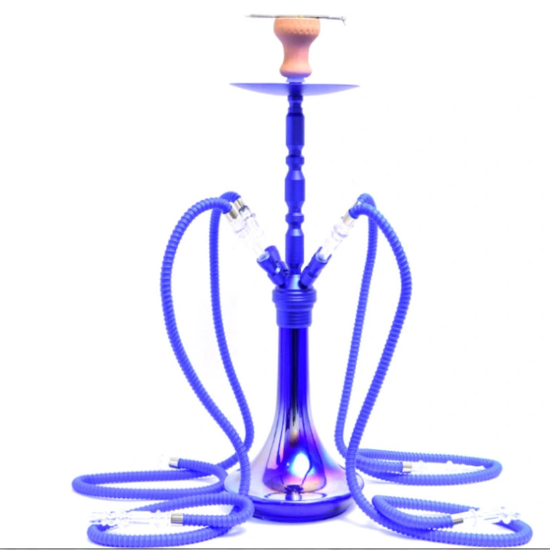 Design exclusivo China Hookah Shisha portátil de luxo com 4 tubo de borracha