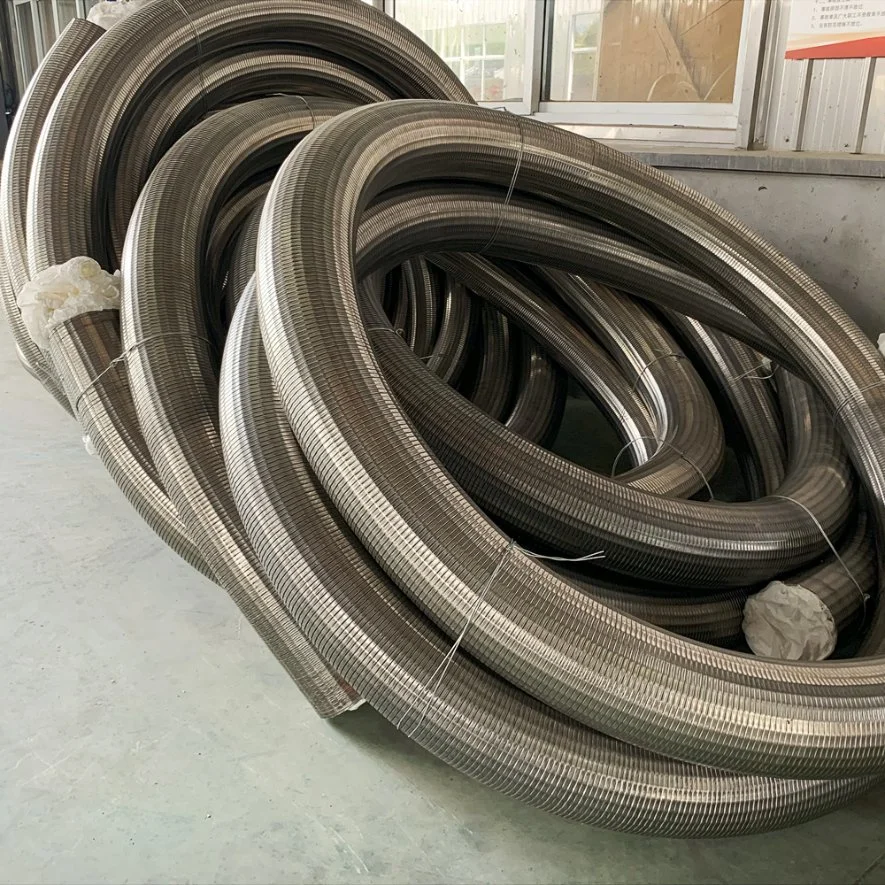 Grande taille double/flexible de verrouillage du tuyau d'échappement en acier inoxydable