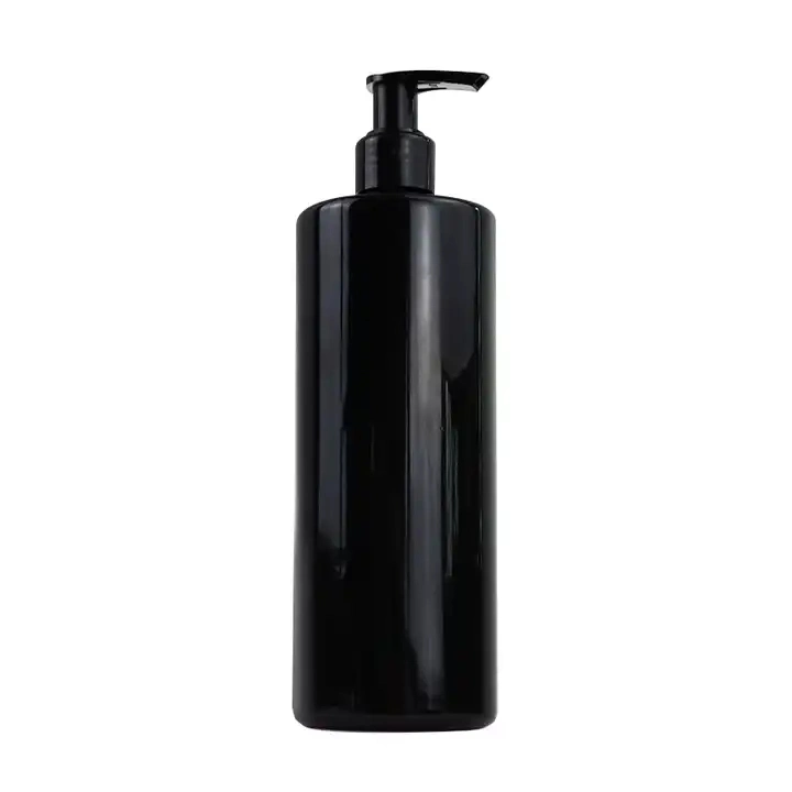 Pet Bottle with PP Press Pump Top Cap White 250ml 300ml 400ml 500ml 600ml 800ml Pet Shampoo Bottle