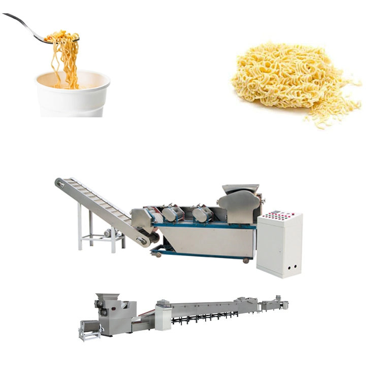 Máquina de hacer fideos instantáneos instantánea de la línea de procesamiento automático de Fideos Fideos Instantáneos de la línea de producción de la máquina