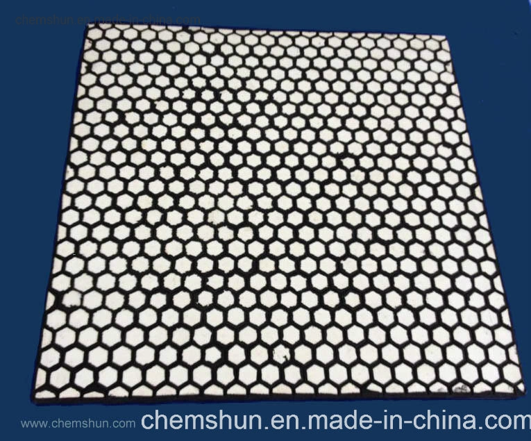 Ceramic Rubber Chute Plate as Abrasive Liner Materials (rubber ceramic tile)