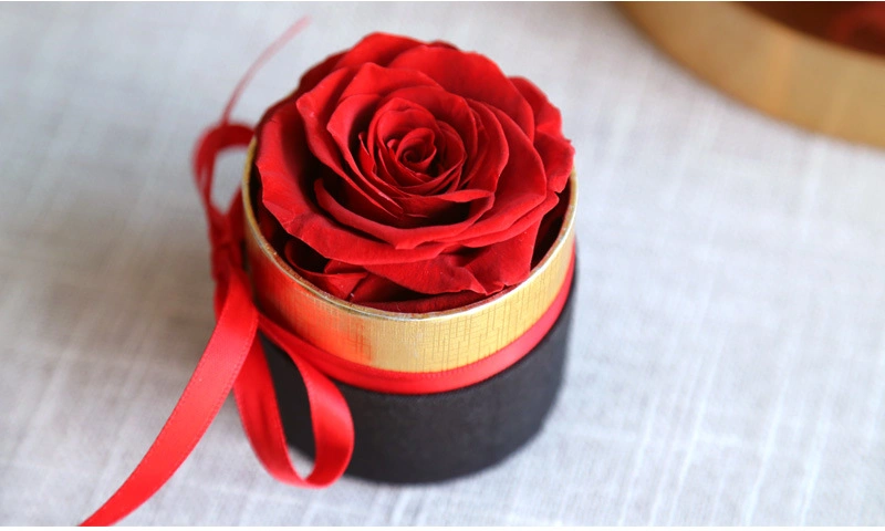 Großhandel/Lieferantspreise Weihnachten bewahrt Rose Blume in Geschenk-Box