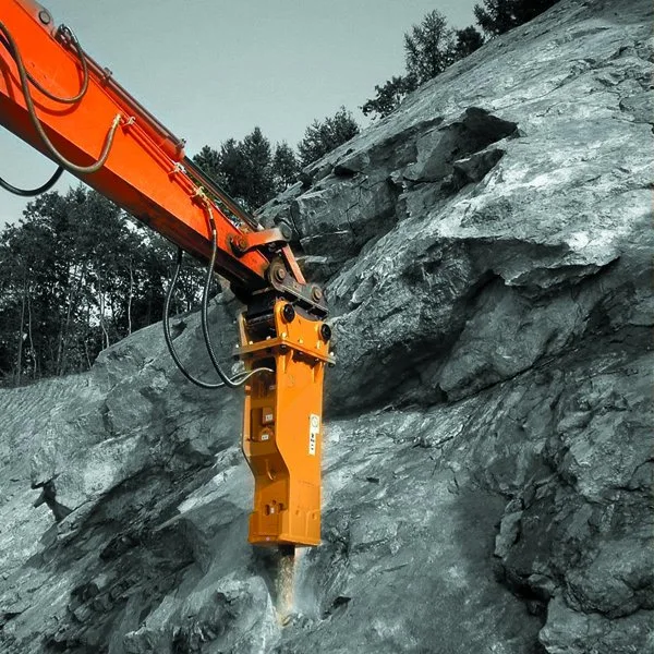 Disjuntor de rocha Ponto Hidráulico Chiseling Pedra de ferramentas Ferramentas para o martelo da escavadeira