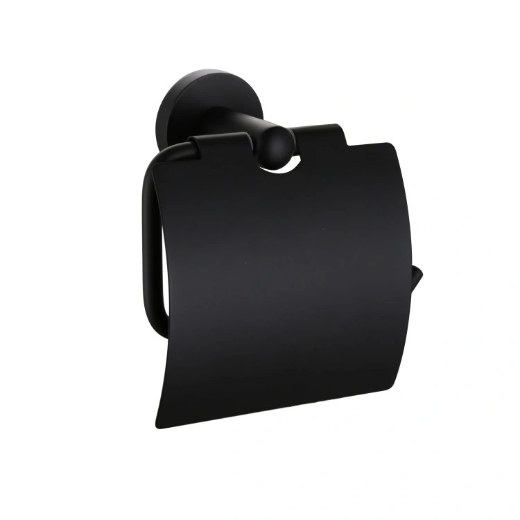Badezimmer Anhänger SS304 Sicherheit Handtuchhalter Single Black Color Handtuch Rack