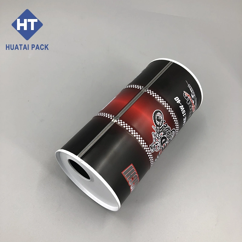 Wholesale/Supplier 1 Liter Motor Oil Round Tinplate Can Fully Sealed Tin Can