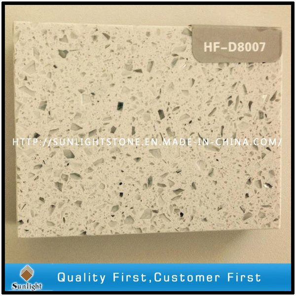 Popular Yellow/Beige Artificial Quartz Stone for Brazil and Chile