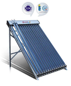 Split Heat Pipe Solar Collector System with Solar Keymark Certification