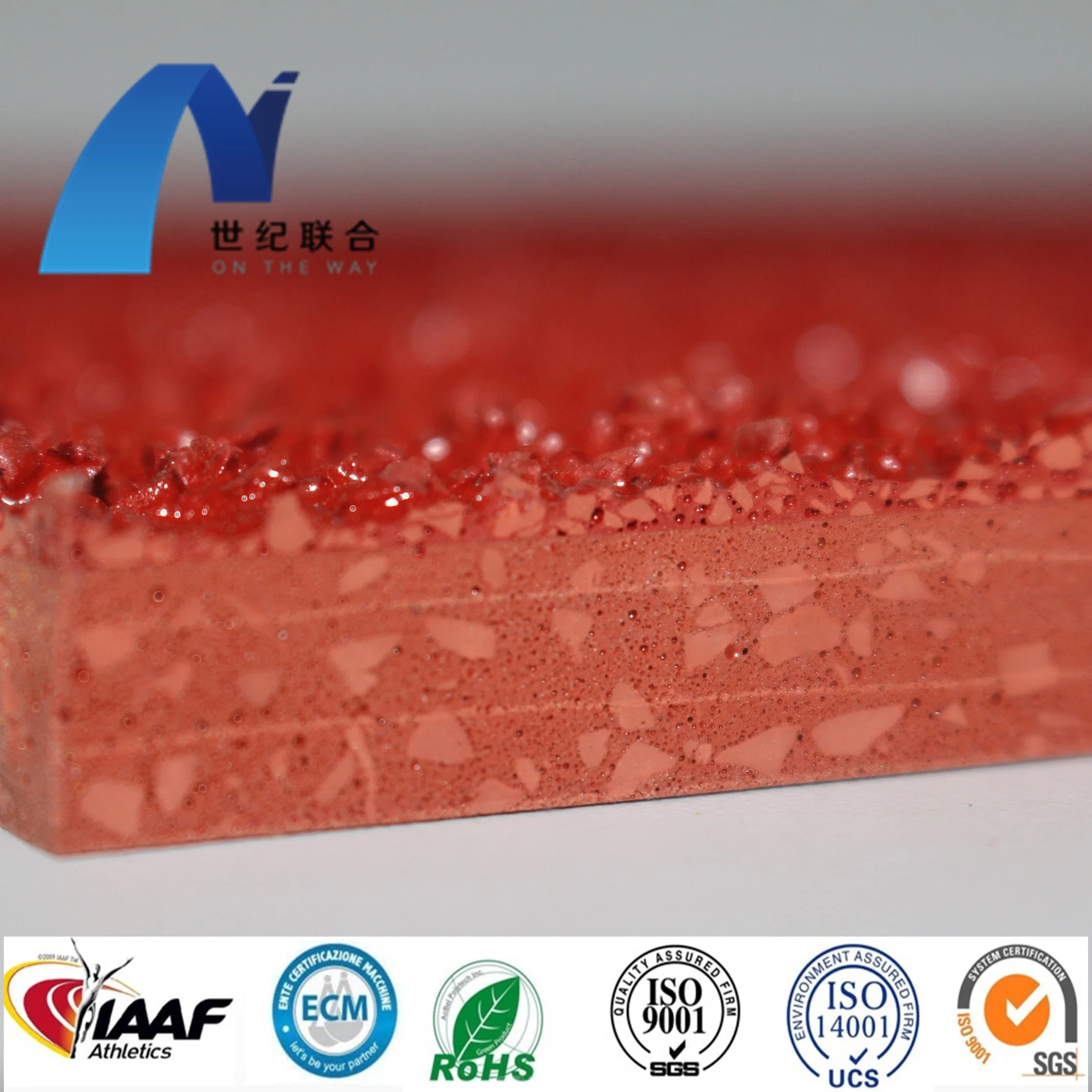 Hot Sell SGS Iaaf Certificated EPDM Rubber Granules Particles Running Track Material