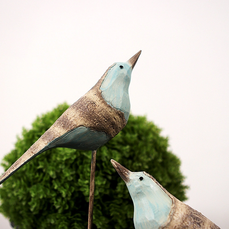 Ornements en résine oiseau salle de séjour Bureau Décoration cadeaux artisanat