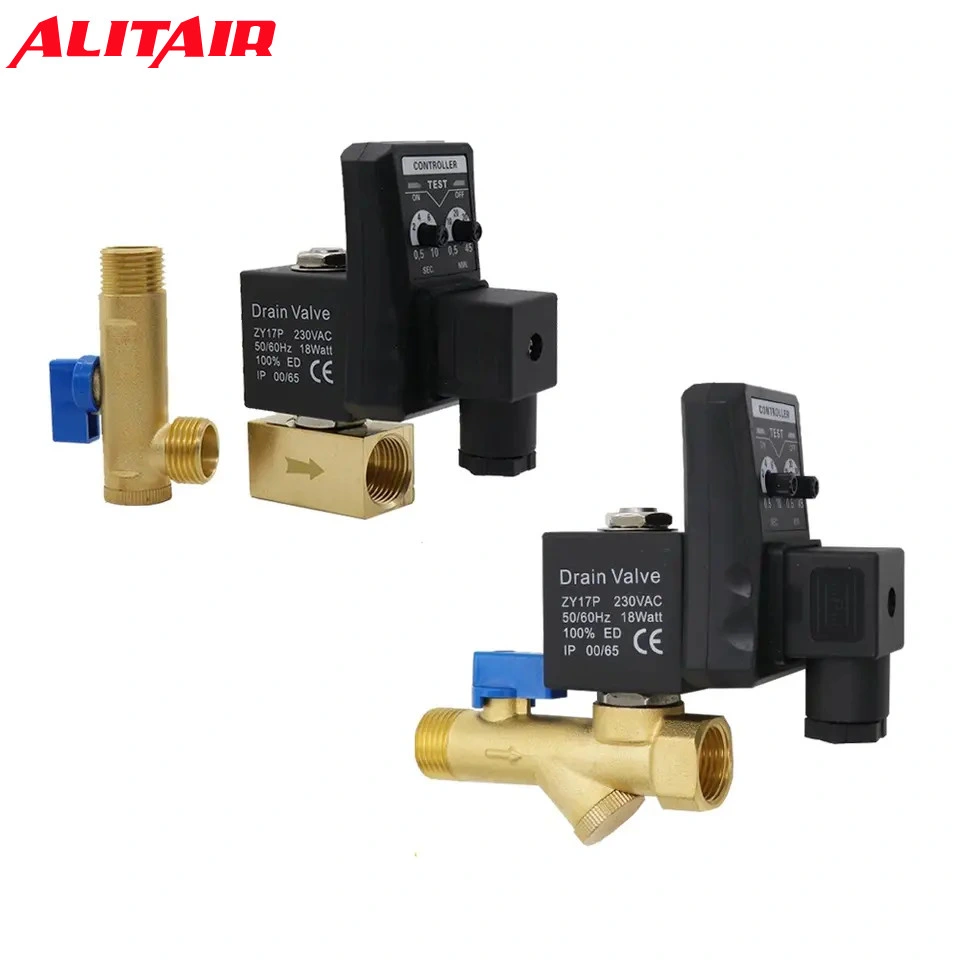 Airtac Opt-a Opt-B Series Manufacturers Timed Electronic Automatic Water Drain Valve Pneumatic for Air Compressor