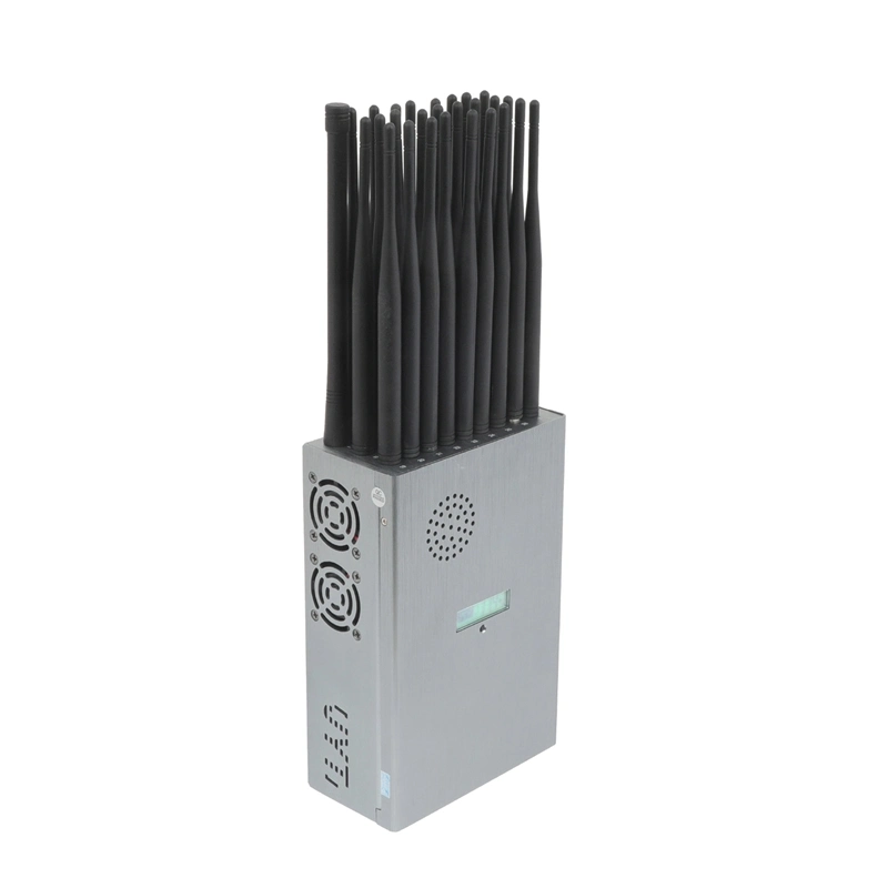 Ordinateur de poche portable 27 antennes tous Téléphone Mobile 2g 3g 4g 5g GPS WiFi RF 315MHz 433MHz 868MHz Signal détecteur GPS VHF UHF Jammer Blocker