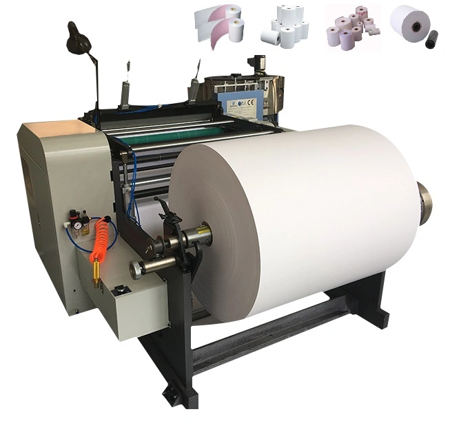 Automatic Cash Register Paper Roller Making Machine Slitting and Rewinding Machine for Adhesive Tape