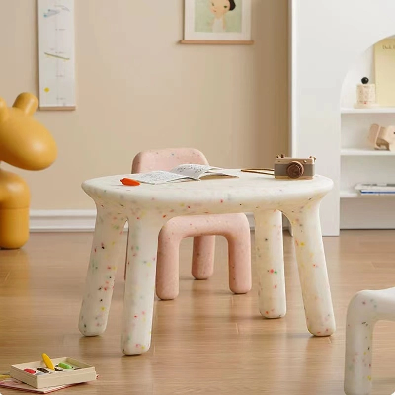 Salle à manger en plastique pour enfants moderne salon Meubles de chambre jardin d'enfants Table d'études