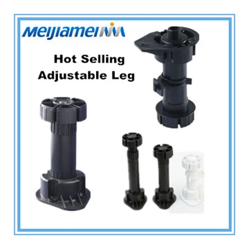 Screw on Plastic Adjustable Legs for Kitchen Cabinet (120-150mm)