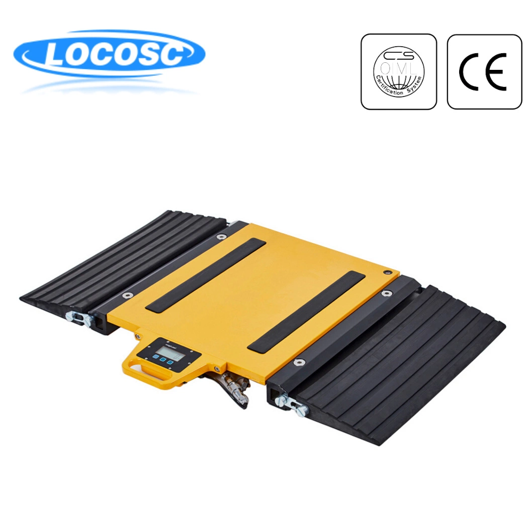 5000kg 10t 20t Dynamic Weighing Heavy Duty Portable Truck Axle Scale