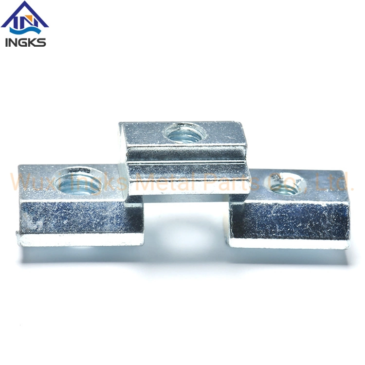 Ingks Supply High quality/High cost performance Carbon Steel blue White Zinc Plated JIS B 1167 T Slot Sliding Nuts