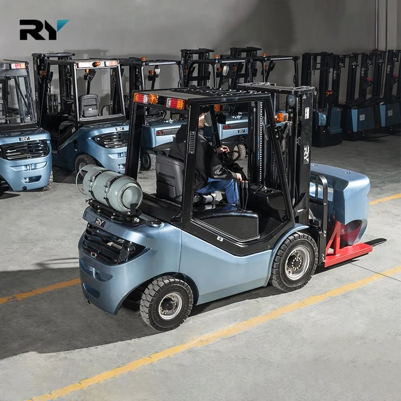 Royal Factory Supply New 3 Ton 5 Ton Diesel Gas Gasoline LPG Forklift Truck with Japanese Engine