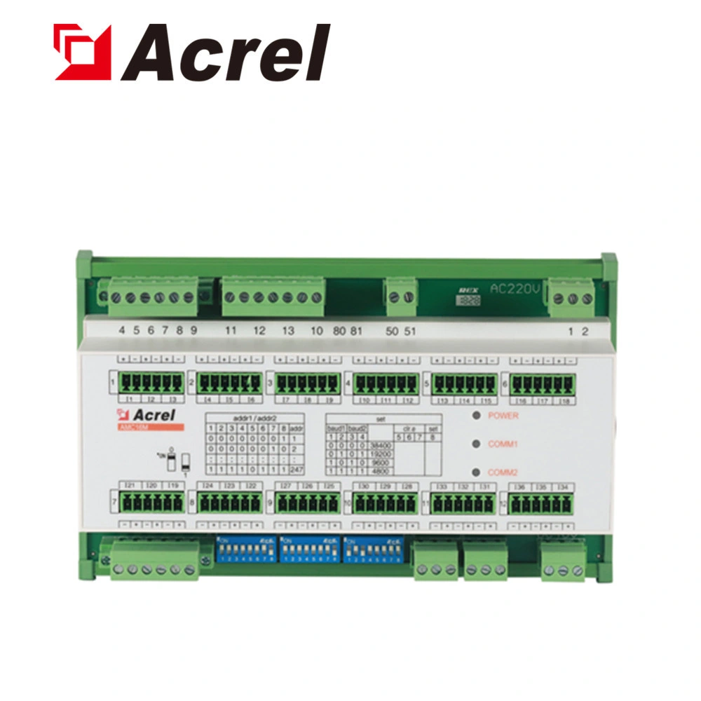 Amc Acrel16mA circuitos Multi Dispositivo de control del medidor de potencia para la distribución precisa de centro de datos