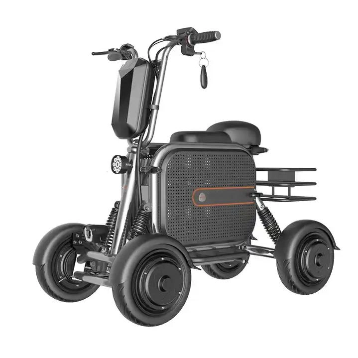 High Speed Handicap Mobility Scooter Foldable Light Weight Electric 4 Wheel Mobility Scooter Elderly
